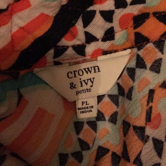 Crown & Ivy 👚 Blouse💜 - Picture 7 of 8